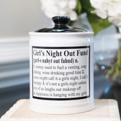 Girls Night Out Fund Piggy Bank Candy Jar Friend Gifts Sister Gifts $48.20 Kids' Money Banks