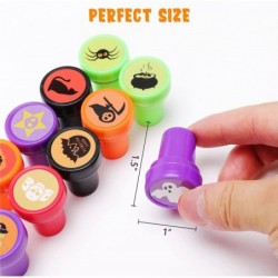 50PCS Halloween Assorted Stamps 50 Halloween Theme Designs Kids Self-Ink Stamps(5 Colors) for Halloween Party Supplies Goodie...