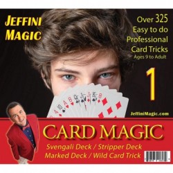 Jeffini's Card Trick Kit 1 - Magic Card Tricks for Adults & Teens Includes Svengali Deck Stripper Deck Marked Deck Wild Card ...