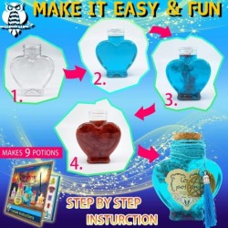 Magic Fairy Polyjuice Potion Kits for Kids - DIY 15+ Magical Reaction Bottles Witches' Potions Art Craft Kit Creative Toys fo...