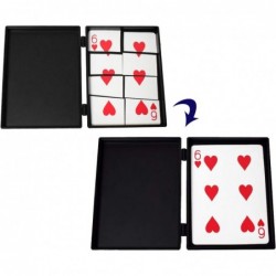 Professional Torn Playing Card Restore Magic Trick Box with Video Tutorial Close Up Magic Props Gimmick Case Toy for Kids and...