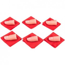 6 Set Finger Magic Trick Disappearing Silk Fake Thumb Tip $18.02 Magic Kits & Accessories