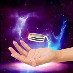 Magic Floating Ring Magic Tricks Invisible Magical Gimmick Magician Rings Stage Illusion Mentalism Mystery Toys for Kids Adul...