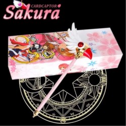 Kawaii Card Captor Sakura Magic Wands Star Wand Bird Head Wand Final Wand Cosplay Cane Ornaments for Girls (Pink Bird Head Ma...