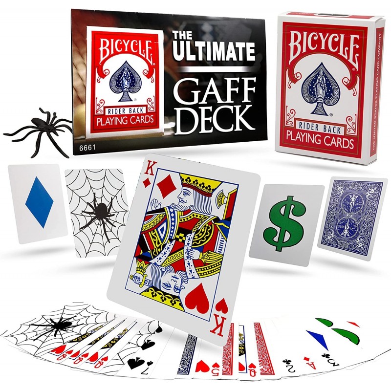 Ultimate Gaff Deck Card Tricks - Special Printed Bicycle Cards $61.11 Magic Kits & Accessories