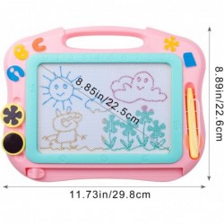 IKS85P [Travel Size] Magnetic Drawing Board for Toddlers Color Magna Erasable Doodle Pad for Kids Mess Free Write and Learn C...