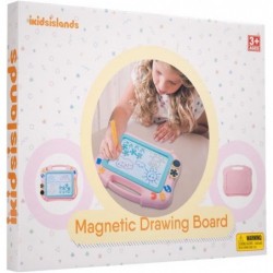 IKS85P [Travel Size] Magnetic Drawing Board for Toddlers Color Magna Erasable Doodle Pad for Kids Mess Free Write and Learn C...