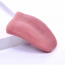 2 Pcs Horrible Stretchable Tongue Realistic Magic Tongue Fake Tongue Specially Function for Halloween /Close-up Terror Magic ...