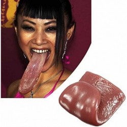 Magician's Fake Tongue Non-Toxic Elastic Novelty Realistic Scary Fun Gimmick Tongue for Magic Trick $16.38 Magic Kits & Acces...