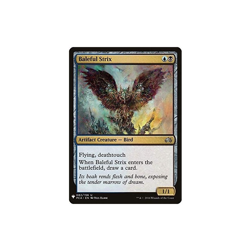 Magic: The Gathering - Baleful Strix - Mystery Booster - Planechase Anthology $13.45 Magic Kits & Accessories