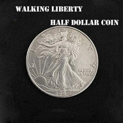 Walking Liberty Half Dollar (Copper) Magic Tricks Magician Coin Appear/Disappear Magic $19.07 Magic Kits & Accessories