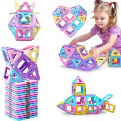 Castle Magnetic Building Blocks Magnetic Tiles Educational Stem Toys for Kids Toddlers Creative Learning & Development Constr...