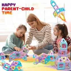 Castle Magnetic Building Blocks Magnetic Tiles Educational Stem Toys for Kids Toddlers Creative Learning & Development Constr...