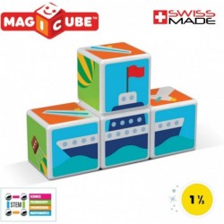 Magnetic Toys | Magnets for Kids | STEM-endorsed Educational Building Cube Set for Creativity & Learning Fun | Swiss-Made | A...