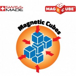 Magnetic Toys | Magnets for Kids | STEM-endorsed Educational Building Cube Set for Creativity & Learning Fun | Swiss-Made | A...