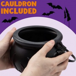 Halloween Cauldron with 24 Pcs Mochi Squeeze Toys for Party Favors Halloween Squishies Halloween Novelty Toys Stress Relief S...