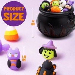 Halloween Cauldron with 24 Pcs Mochi Squeeze Toys for Party Favors Halloween Squishies Halloween Novelty Toys Stress Relief S...