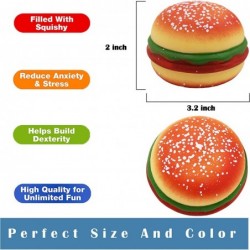 Decompress and Stress Stretch Hamburger Toy Slow Rising Squishy Squeeze Toys Super Soft Stress Relief Toys Hamburger Party Fa...