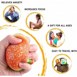 Decompress and Stress Stretch Hamburger Toy Slow Rising Squishy Squeeze Toys Super Soft Stress Relief Toys Hamburger Party Fa...