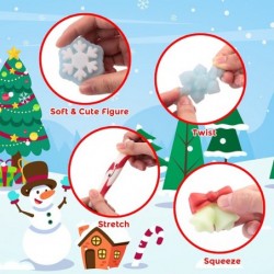 Funimore 36 PCS Christmas Squishy Toys Kawaii Mochi Squishies Cute Things Party Favors for Kids Christmas Theme Stress Relief...