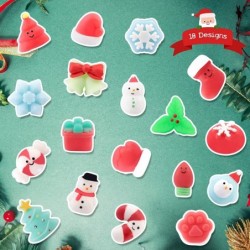 Funimore 36 PCS Christmas Squishy Toys Kawaii Mochi Squishies Cute Things Party Favors for Kids Christmas Theme Stress Relief...