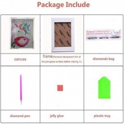 Unicorn Diamond Painting Kits for Kids Diamond Art for Kids with Frame Diamond Art Kits for Kids Beginner 18x23cm $18.05 Kids...