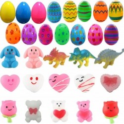 15 Pack Mochi Squishy Toys Prefilled Easter Eggs Gift Party Favors Mini Squishies Toys for Boys Girls Toddlers Goodies Bag fo...