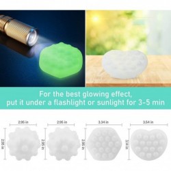 Glow in The Dark Pop Fidget Balls Squeeze 3D Light Up Bouncy Galaxy Heart Push Pop Squishy Stress Ball with Bubbles Sphere Se...