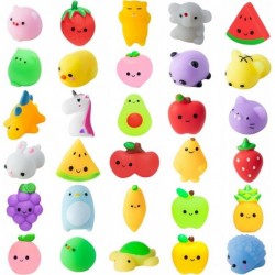 30Pcs Mochi Squeeze Toys for Kids Party Decorations Favors Stress Relief Birthday Gift Treat Goodie Bags Random Fruit and Ani...