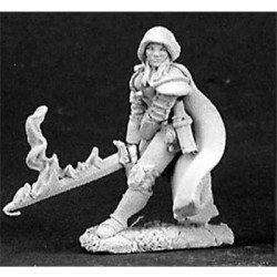 Miniatures Justine Undead Hunter 03149 Dark Heaven Unpainted Metal $17.31 Miniature Novelty Toys