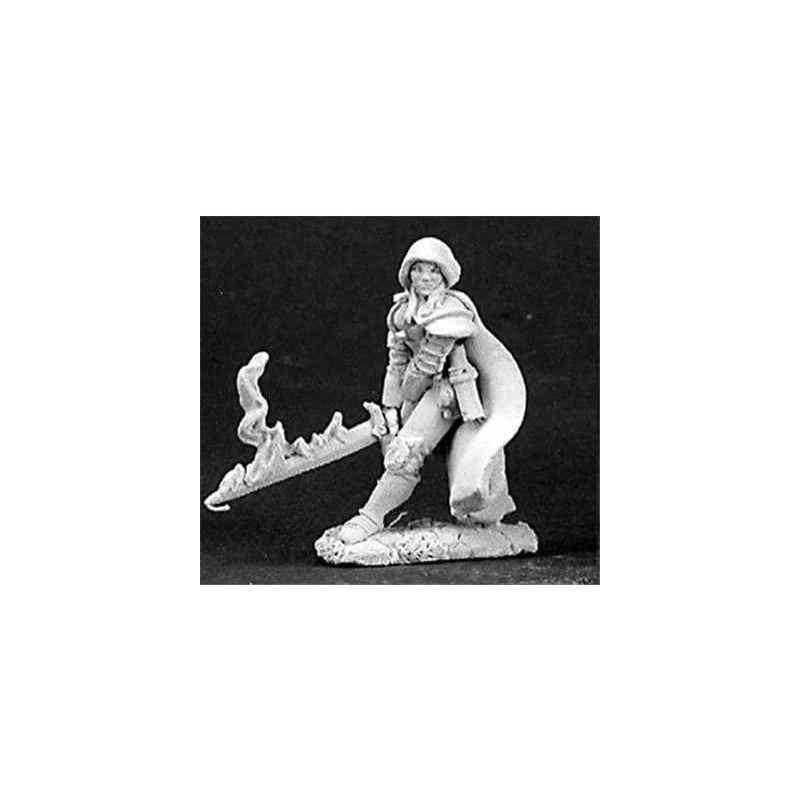 Miniatures Justine Undead Hunter 03149 Dark Heaven Unpainted Metal $17.31 Miniature Novelty Toys