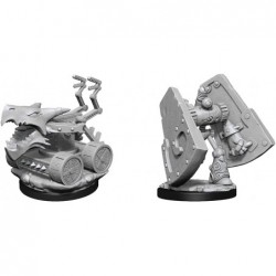 Stone Defender and Oaken Bolter Nozurs Marvelous Miniatures D&D Unpainted Miniatures WizKids $14.03 Miniature Novelty Toys