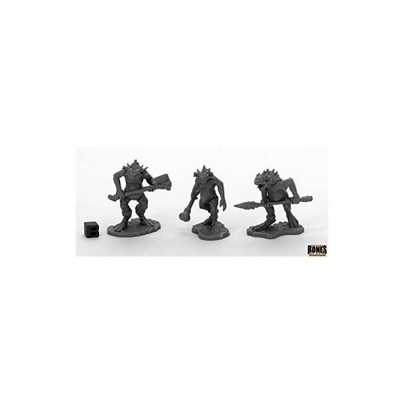 Miniatures Troglodytes (3) 44046 Bones Black Unpainted Plastic Figure $18.27 Miniature Novelty Toys