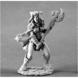 Kyrie Female Barbarian Miniature 25mm Heroic Scale Figure Dark Heaven Legends Miniatures $17.72 Miniature Novelty Toys