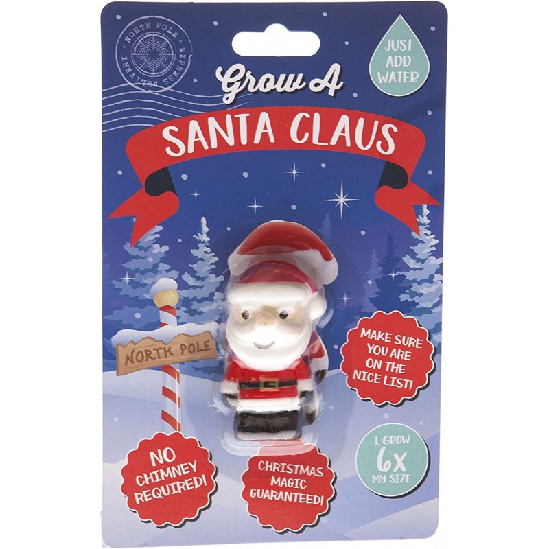 Grow a Christmas Santa Toy | Just Add Water | Great Fun for Children | Perfect Kids Stocking Stuffer $16.23 Miniature Novelty...