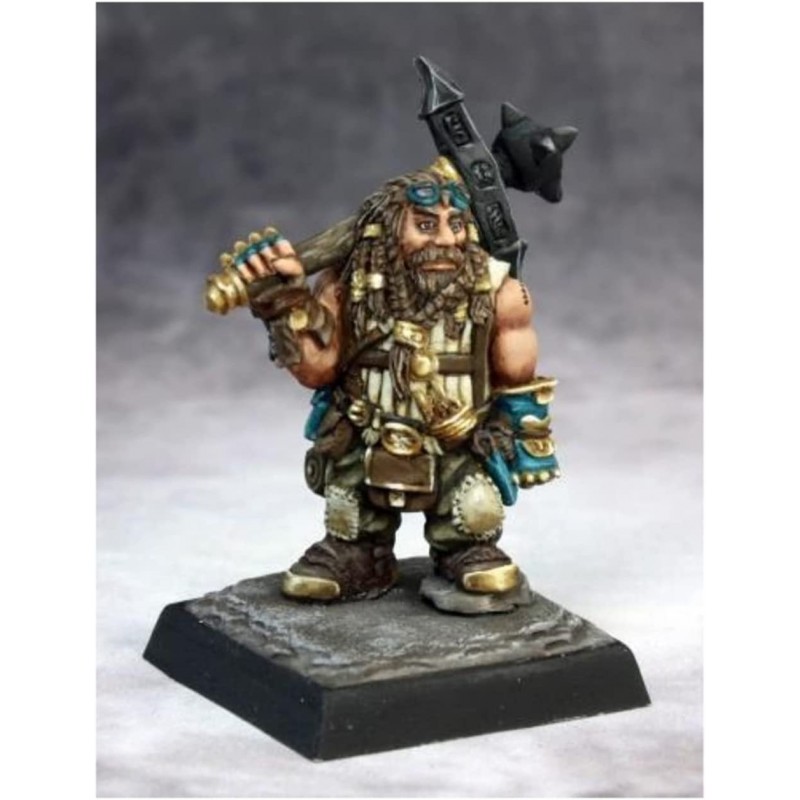 Miniatures Cheiton Dwarf Hero 60122 Pathfinder Miniatures Unpainted Mini $16.25 Miniature Novelty Toys