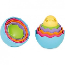 TOMY Hide & Squeak Nesting Eggs – Stacking and Sorting Bath Toy $30.35 Nesting Dolls