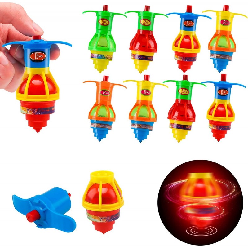 20 PCS LED Light Up Flashing Spinning Tops with Gyroscope Spinning Top Toy Novelty Bulk Toys Party Favors Party Favors $24.86...