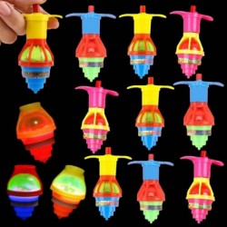 9Pack LED Light Up Spinning Tops with Gyroscope LED Flashing Spinning Toys for Kids Party Favors Goodie Bag Fillers Glow Dark...