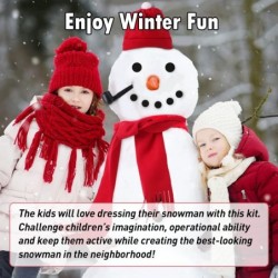 Snowman Kit 2 Pack Snowman Making Kit Outdoor Snowman Decorating Kit Make Your Own Snowman Kit with Family Friends $38.72 Cra...