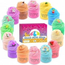 Scented Cloud Slime Kit 15 Pack with Cute Slime Charms Slime Party Favor Putty Toy for Girls and Boys Super Soft and Non-Stic...