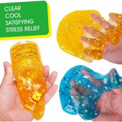 2 Pack Clear Slime Kit Ocean Blue Shark Clear Crystal Slime Fruit Slices Bear Lemon Jelly Mud Slime Soft Crystal Clear Slime ...