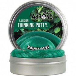 Rainforest Putty and Putty Mold - Stamp A Rainforest Canopy Or Monkey onto This Verdant Green Putty - 2.75" Inch Tin Never Dr...