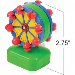 Wind Up Ferris Wheel Toys Set of 6 Wind Up Toys for Kids That Roll Carnival Party Favors Kids’ Goody Bag Fillers and Stocking...