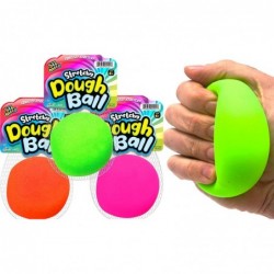 Stretchy Balls Stress Relief (3 Pack) | Soft Dough Stress Ball Pull Stretch. Hand Therapy Sensory Fidget Toy Squishy Anxiety ...