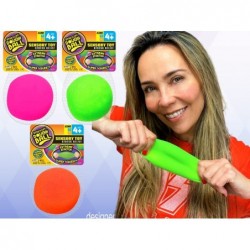 Stretchy Balls Stress Relief (3 Pack) | Soft Dough Stress Ball Pull Stretch. Hand Therapy Sensory Fidget Toy Squishy Anxiety ...