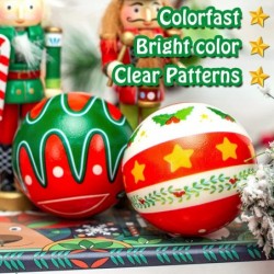 Christmas Stress Ball Toys 20PCS Christmas Squeeze Toys 2.5Inch Bouncy Squeeze Balls for Stress Relief Christmas Party Favors...