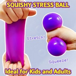 Squishy Dough Ball Sensory Fidget Toy (1 Pack) Stretchy Stress Balls for Boys and Girls Cute and Soft Color Changing Squeeze ...