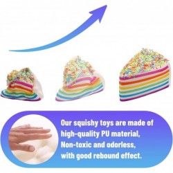 5.8 Inches Squishies Cake Rainbow Jumbo Slow Rising Kawaii Scented Cheese Squishies Xmas New Year Gift $18.53 Squeeze Toys