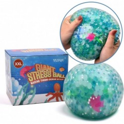 Jumbo Stress Ball - Giant Water Beads Ball with Sea Animal and Foam Jumbo Squeezing Ball Anxiety Relief Squishy Balls for Kid...